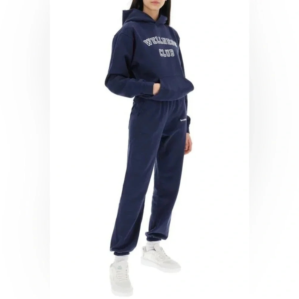NWT Sporty & Health Navy Wellness Club Flocked Hoodie Size Large - Picture 14 of 15